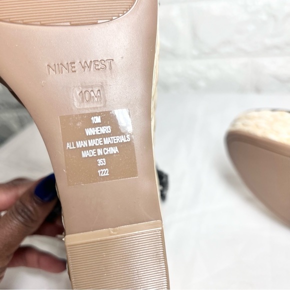 Nine West Women's Henri Wedge Sandal, Pink Size 10 NWOT - Picture 6 of 6